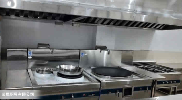 機關單位食堂廚房設備安裝現場